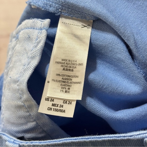 JUICY COUTURE Skinny Jeans powder Blue Lace-Up women’s denim ankle pants NWT - Picture 3 of 15